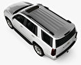 Chevrolet Tahoe LT 2017 3d model top view