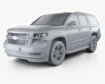 Chevrolet Tahoe LT 2017 3d model clay render