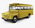 Chevrolet 4500 Шкільний автобус 1956 3D модель