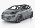 Chevrolet Bolt EV with HQ interior 2020 3d model wire render