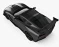 Chevrolet Corvette (C7) ZR1 coupe 2020 3d model top view
