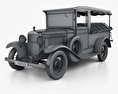 Chevrolet Independence Canopy Express 1931 3d model wire render