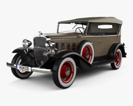 Chevrolet Confederate 4-door Phaeton 1932 3D model