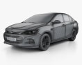 Chevrolet Cavalier LT 2019 3d model wire render