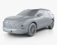 Chevrolet Blazer Premier 2021 3D-Modell clay render
