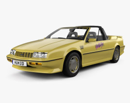 Chevrolet Beretta Indy 500 Pace Car 带内饰 1990 3D模型