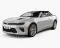 Chevrolet Camaro SS convertible with HQ interior 2019 3d model