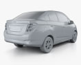 Chevrolet Beat LTZ sedan with HQ interior 2019 3d model