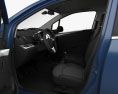 Chevrolet Beat LTZ sedan with HQ interior 2019 3d model seats