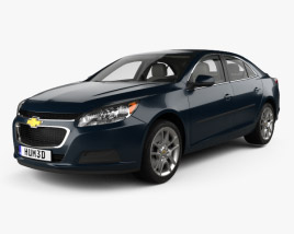 Chevrolet Malibu LT with HQ interior 2016 3D model