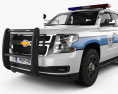 Chevrolet Tahoe Polícia com interior 2016 Modelo 3d