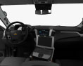 Chevrolet Tahoe Police with HQ interior 2017 3d model dashboard
