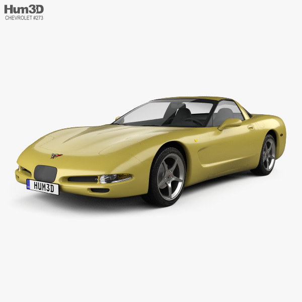 Chevrolet Corvette cupé 2004 Modelo 3D