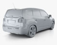 Chevrolet Orlando з детальним інтер'єром 2014 3D модель