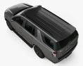 Chevrolet Tahoe Z71 2022 3d model top view