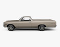 Chevrolet El Camino Custom 1966 3D-Modell Seitenansicht