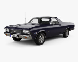 Chevrolet El Camino SS 396 1968 3D model