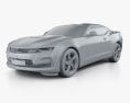 Chevrolet Camaro SS 2022 3D модель clay render