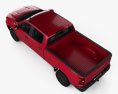 Chevrolet Silverado Crew Cab Standard bed LT Z71 Trailboss 2021 3d model top view
