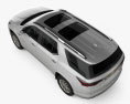 Chevrolet Traverse High Country 2022 3d model top view