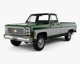 Chevrolet K10 Pickup 1974 3D model