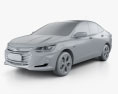 Chevrolet Onix Plus Premier sedan 2022 3d model clay render