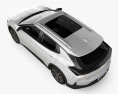Chevrolet Menlo HQインテリアと 2019 3Dモデル top view
