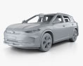 Chevrolet Menlo mit Innenraum 2019 3D-Modell clay render