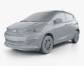 Chevrolet Spark 2022 3d model clay render