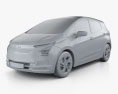 Chevrolet Bolt EV 2022 3d model clay render