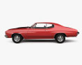 Chevrolet Chevelle SS 454 hardtop coupe 1971 3d model side view