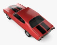 Chevrolet Chevelle SS 454 hardtop coupe 1971 3d model top view