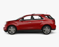 Chevrolet Equinox LTZ with HQ interior 2010 3d model side view