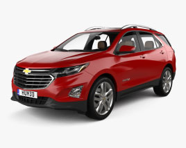 Chevrolet Equinox Premier with HQ interior 2018 3D model