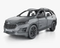 Chevrolet Equinox Premier with HQ interior 2018 3d model wire render
