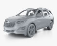 Chevrolet Equinox Premier with HQ interior 2018 3d model clay render
