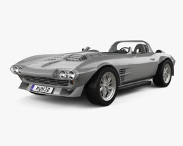 Chevrolet Corvette Grand Sport 1963 3D модель