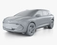 Chevrolet Equinox EV LT 2023 3d model clay render