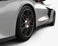 Chevrolet Corvette Z06 クーペ  インテリアと とエンジン 2023 3Dモデル