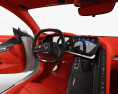 Chevrolet Corvette Z06 クーペ  インテリアと とエンジン 2023 3Dモデル dashboard
