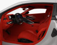 Chevrolet Corvette Z06 cupé  con interior y motor 2023 Modelo 3D seats