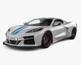 Chevrolet Corvette coupe E-Ray 2024 3D model