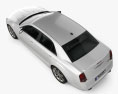 Chrysler 300 SRT8 2012 3D模型 顶视图