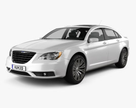 Chrysler 200 세단 2015 3D 모델 