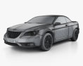 Chrysler 200 敞篷车 2011 3D模型 wire render