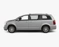 Chrysler Town Country 2012 3d model side view