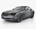 Chrysler Crossfire coupé 2007 3D-Modell wire render