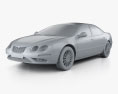 Chrysler 300M 2004 3D-Modell clay render