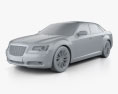 Chrysler 300 C Executive Series 2015 3d model clay render