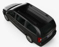 Chrysler Grand Voyager 2015 3D模型 顶视图